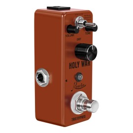 Rowin Pedal De Distorsión Rowin Para Guitarra Eléctrica, Guerra Santa Analógico Pedal Pesado, Heavy Metal Mini Distorsión 3 Modos De Hi Boost, Boost Off, Lo Boost, True Bypass