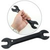 LUORNG 2PCS Black Bike Pedal Remove Wrench Wheel Hub Wrench
