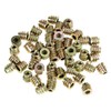 Threaded Insert Nuts, Hex Socket Screw-in Nuts 50Pcs M4*8mm Zinc