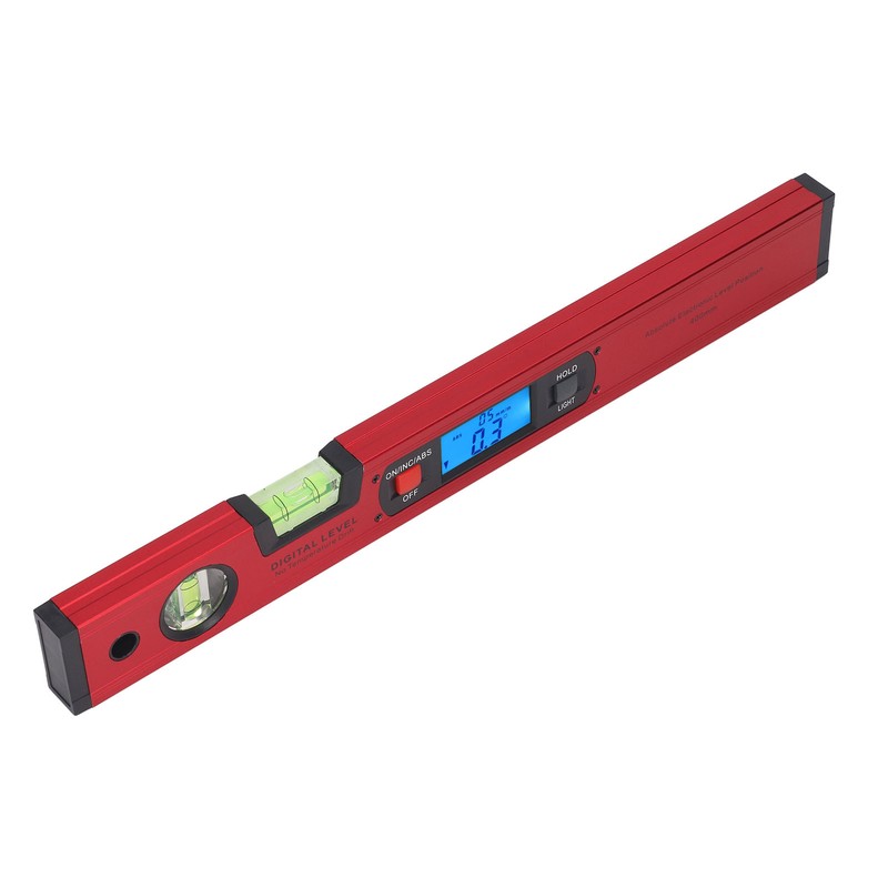 400mm Digital Level Ruler Electronic LCD Display Aluminium Alloy Magnetic