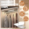MANSVS 6 PCS Adhesive Magnetic Strips, Under Cabinet Lights Magnetic