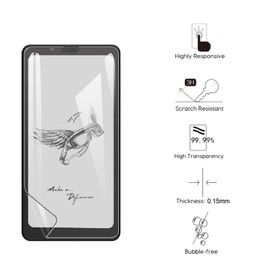 GEJEFA Screen Protector for BOOX Palma 2/BOOX Palma 6.13 Inch, 2 Pack Premium High Sensitivity Anti-Glare & Anti-Fingerprint PET Screen Film for Writing & Drawing