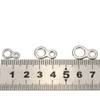 60pcs Stainless Steel Solid Fishing Figure 8 Jigging Rings Lure