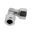 Angle Cutting Ring Fitting 12 L Galvanised Steel 90° Screw