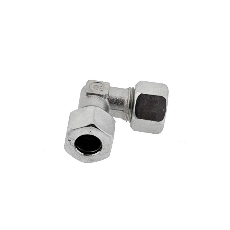Angle Cutting Ring Fitting 12 L Galvanised Steel 90° Screw