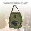 Green 20L Solar Heating Shower Bag Foldable PVC Folding Camping