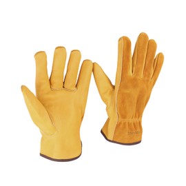 Fire-Maple Heat Proof Gloves | Gardening Gloves 1 Pairs | Leather Safety Work Gloves for Men & Women | for Stove/Openfire/BBQ/Grill/Oven/Welding (For Summer)