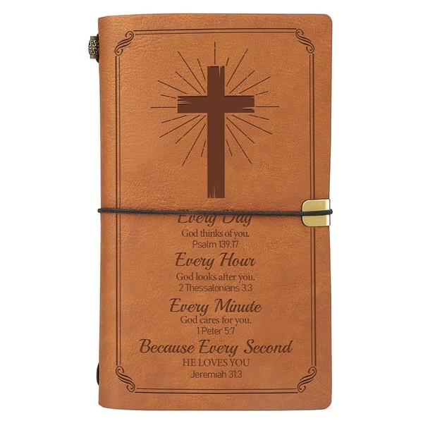 Juratar Christian Gift Leather Journals Verse Gift Religious Gift Inspirational