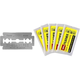 Feather - 50 Double Strand Razor Blades