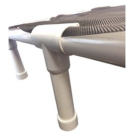 Side Saddle Tee - 1 inch PVC Side Snap On Tee - Furniture Grade PVC Fitting