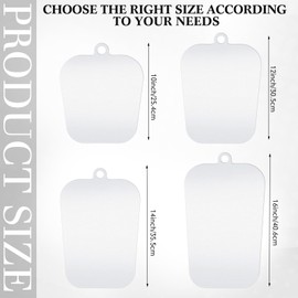 Domensi 30 Pcs Tall Boot Shaper Form Insert Filler Cowboy Boot Stand Support Holder Women Storage Organizer(16 Inch,Clear)