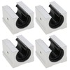 ECSiNG 4pcs Slide Block Linear Ball Bearing Open Linear Ball