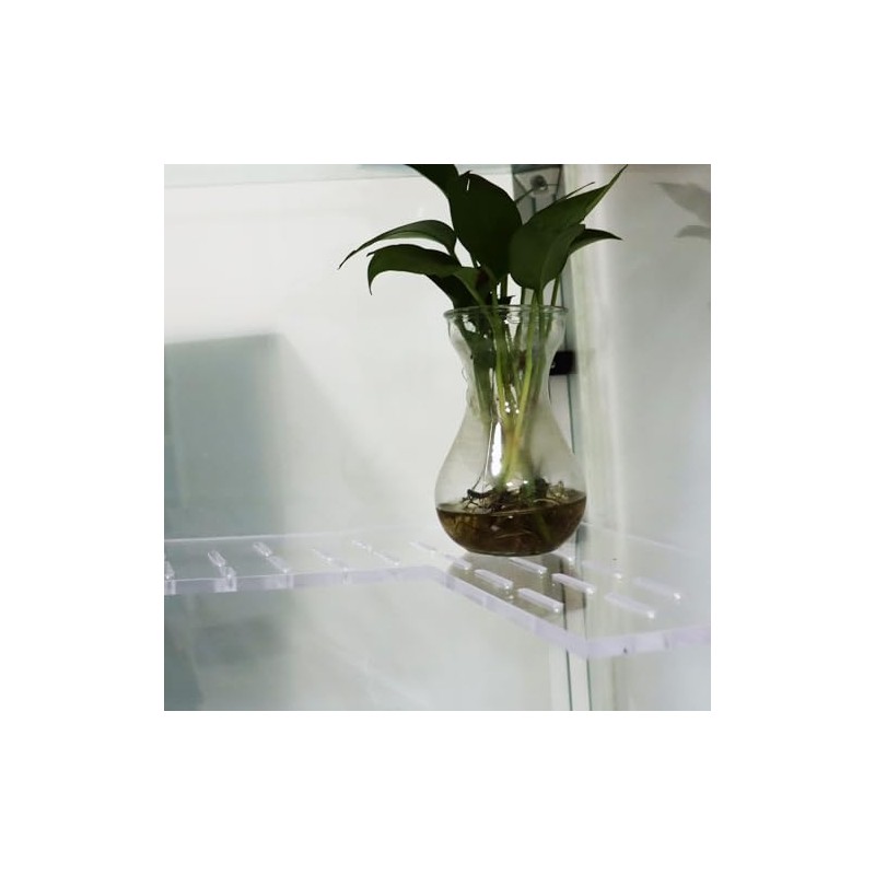 PIAOLGYI Replacement Shelf Set for IKEA Milsbo Glass-Door Cabinet, Horseshoe