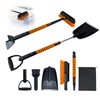LOYALGLORY Extendable Snow Brush and Ice Scraper for Car Windshield