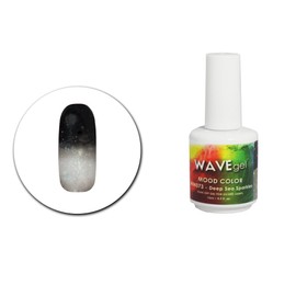 WAVEGEL Color Changing Nail Gel Polish - Mood Collection - #073 Deep Sea Sparkles I 0.5 Oz