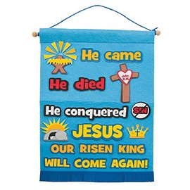Life of Christ Felt Sign Ck - Crafts for Kids and Fun Home Activities