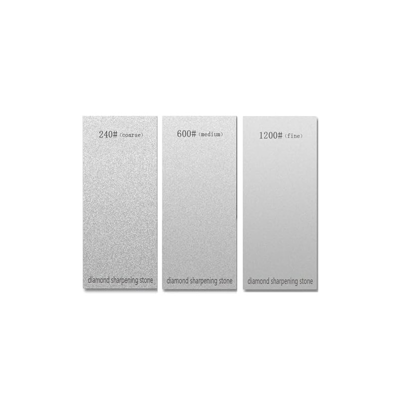 3 PCS Diamond Sharpening Stone Diamond Knife Sharpener Plate Honing