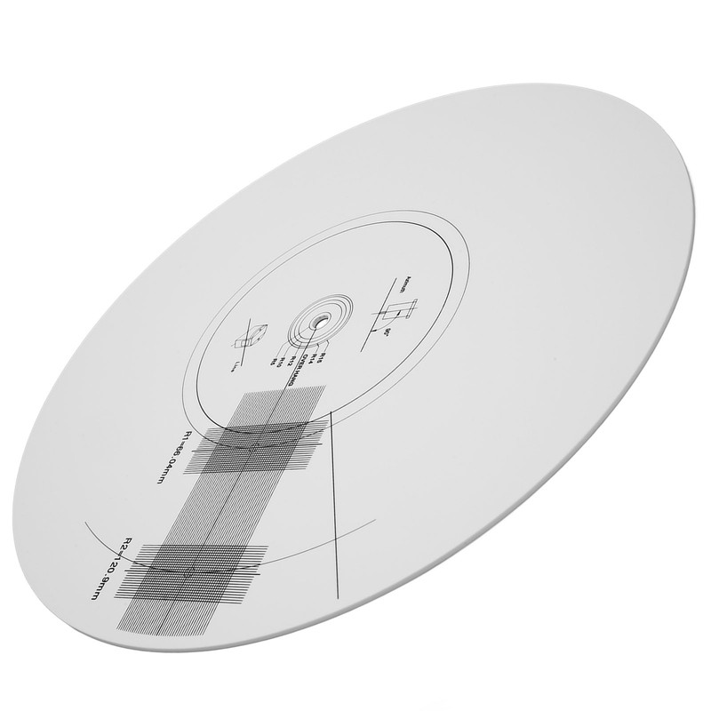Turntable Cartridge Alignment Protractor Mat Prevent Slip Static Shockproof Phonograph