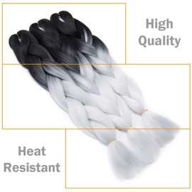 Silk-co. braid extensions, 61 cm