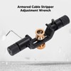 Double Head Cable Stripper Aluminum Alloy Adjustable Armoured Fiber Optic