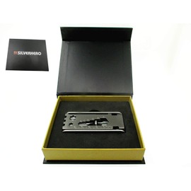 Bike Tool 22-in-1 Folding Multitool Deluxe Cycling Tool Kit with Screwdrivers & Wrench, Simcard Tray Ejecter Pin, Pry Bar