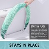 Arotive Soft Microfiber Bathroom Toilet Lid Cover, Machine Washable Seat