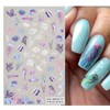 Summer Nail Art Stickers Decals Summer Palm Tree Nail Stickers
