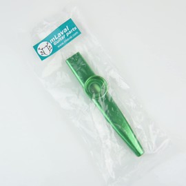 Metal Kazoo Flute Diaphragm Mouth Harmonica wind Instrument, Green
