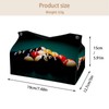 2 Pack Tissue Box Cover Holder, Cactus Flowers Rectangle Leather