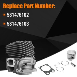 OEKITS 581476102 581476103 51MM Cylinder Assembly Piston Overhaul Kit Fit for Husqvarna Power Cutter K760 II K760 Active II K770