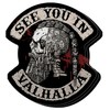 (Pack of 3) See You in Valhalla Skull Viking Sticker
