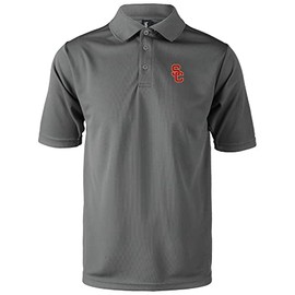 dunbrooke USC Trojans Team Micro-mesh Polo, Grey, Large