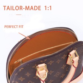 Fovasen Felt Bag Organiser Felt Handbag Organiser for Alma BB PM Insert Women's Bag in Bag Tote Organiser Insert - Brown, BB