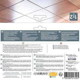 Starwax Extra White Double Waffle Floor Cloths - 50cm x 100cm - Pack of 3 - Packaging May Vary