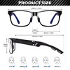 ANYLUV Blue Light Blocking Glasses Men Computer Gaming Glasses Lightweight
