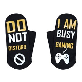 Funny Gaming Socks Stocking Stuffers for Teens Adults Men-Novelty Gamer Christmas Gifts for Kids Boys Teenage Dad Women