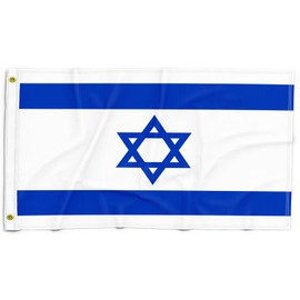 Flag of Israel 3x5FT Double Stitched Polyester Flag with 2 Gromments