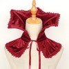 keland Victorian Black Ruffle Collar Retro Gothic Cosplay Costume Accessory,