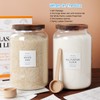 CZSZYGHBAO 2 PCS Large Glass Jar with Airtight Lid, Glass