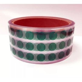 PBTP Powder Coating Masking High Temp Green Polyester Dots 1/2" - 400F