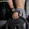 TOPPERGERA Professional High Weight Wrist Wraps (Hard Type, Yellow, 65cm)
