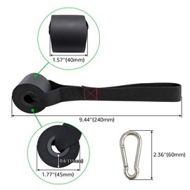 TheFitLife Exercise and Resistance Bands Accessories - Attachment for Workout Bands, Pull Up Bands, Cable Machines, Strength Training Excersize Equipment