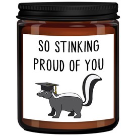 Graduation Gifts Class of 2025 Congratulations Gift for Her & Him, Congrats Grad High School Seniors 8th Grade Masters Degree Phd Nursing College Graduation Gifts for Women & Men, Funny Unique Candle