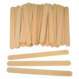 300Pcs Popsicle Sticks, BetterJonny 11cm Natural Wood Craft Sticks Long ice Cream Sticks Waxing Sticks for Home School Arts,Craft Garden Label,Classroom Supplies