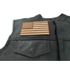 Ivamis Brown Subdued American Flag Patch- 5x3 inch - P5648