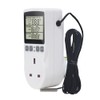 KETOTEK Digital Thermostat Plug Socket Temperature Controller 220V with Sensor