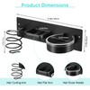 Bensbl Hair Tool Organizer Wall Mount – Aluminum Hair Dryer