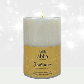 Scented Pillar Candle - Frankincense (4") 1 pk