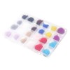 Baluue 24pcs Detachable Fluffy Nail Art Stickers 3D Manicure Ornament
