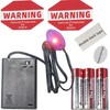 Fake Car Alarm, Dummy Car Alarm,(Batteries Included) Red LED Light